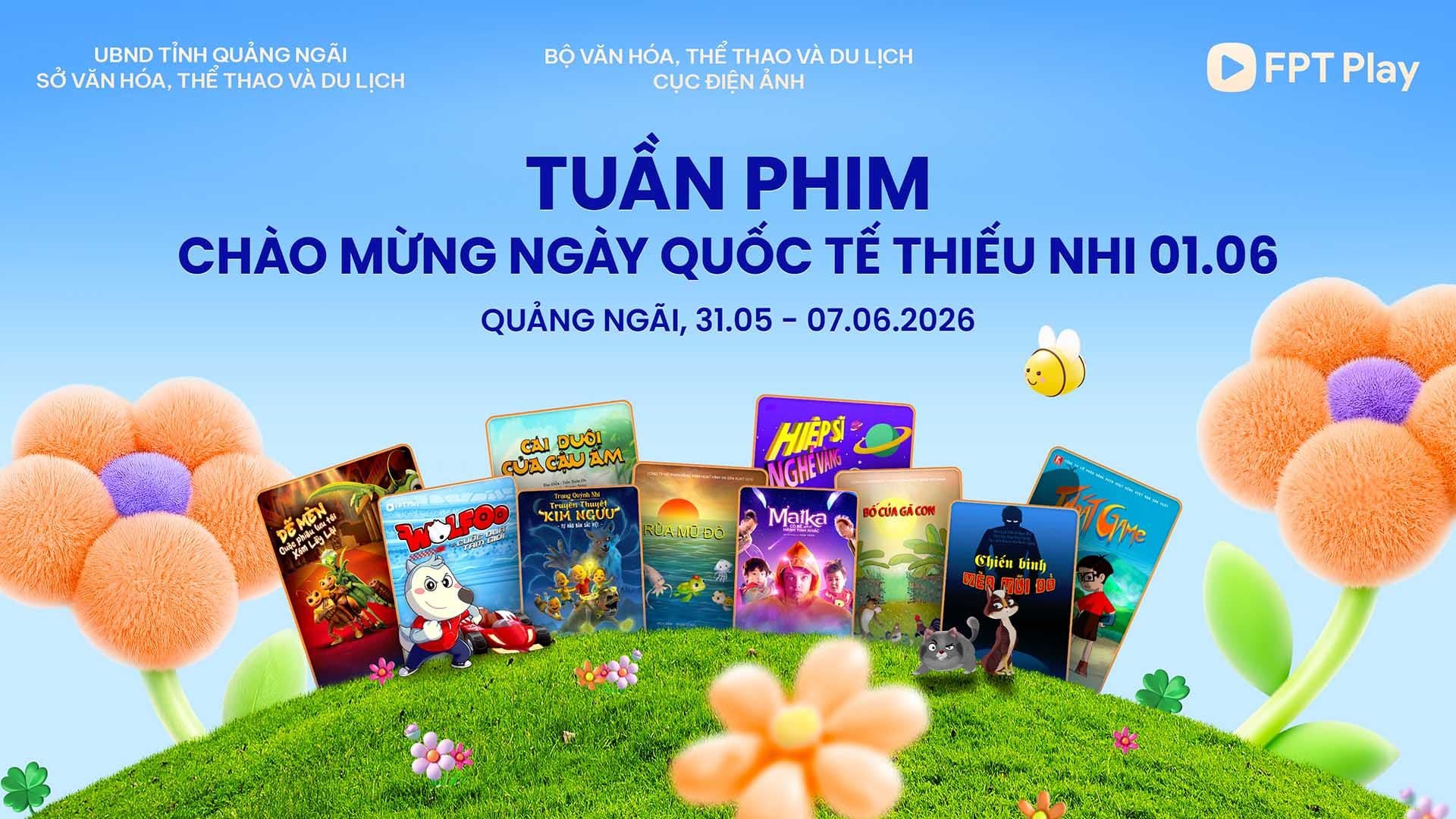 Tuần phim thiếu nhi 1/6 xem phim online miễn phí FPT Play