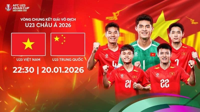 U23 Việt Nam vs U23 Trung Quốc bóng đá trực tiếp