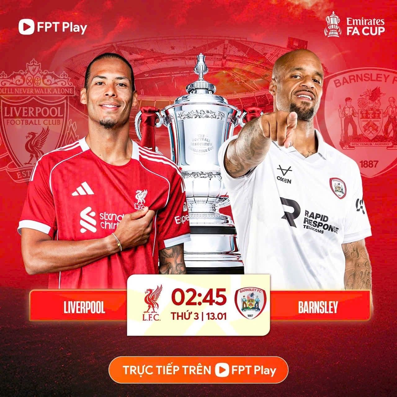 LIVERPOOL - BARNSLEY: CHỜ ĐỢI MỘT CHIẾN THẮNG TƯNG BỪNG 🔥