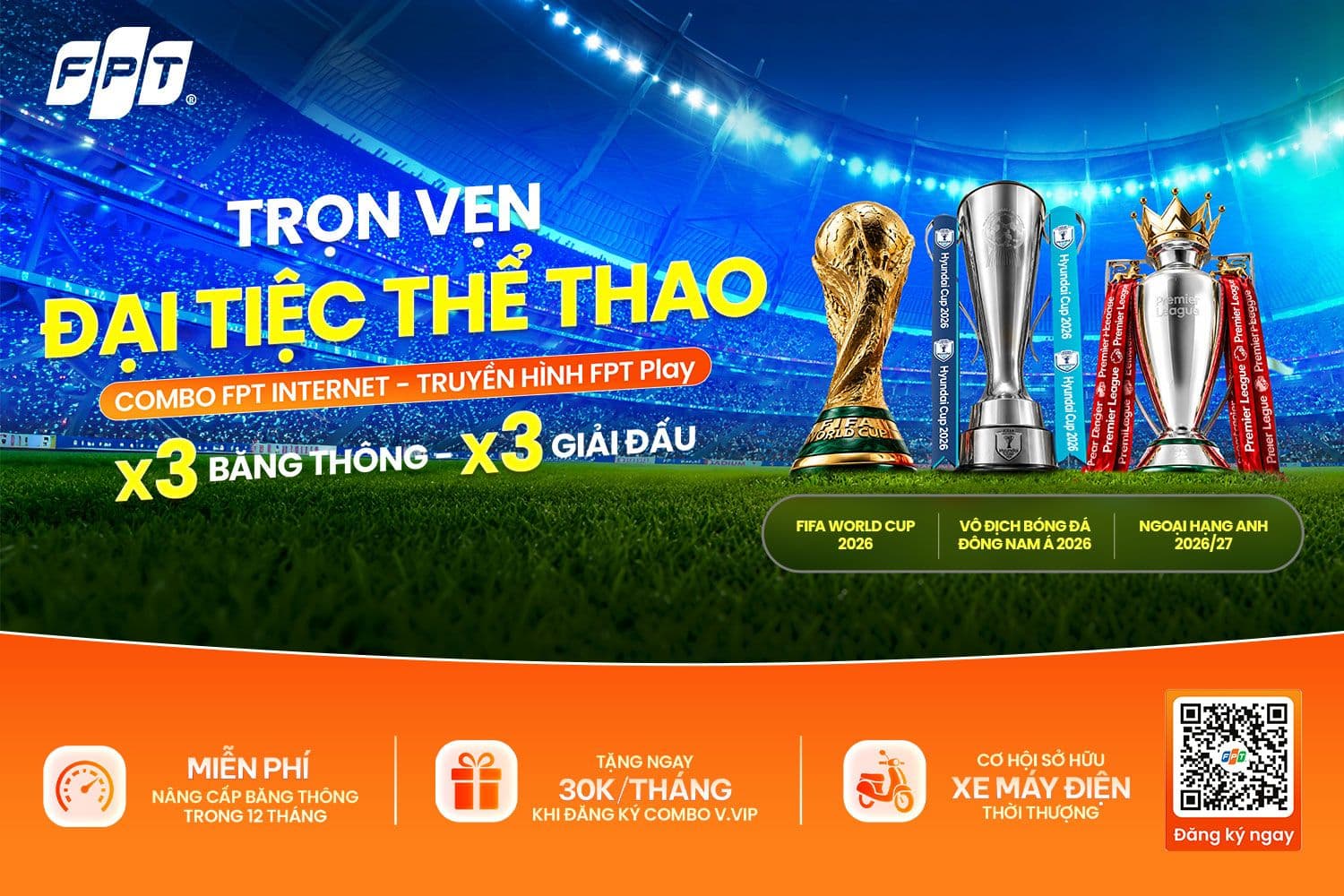 Lắp đặt internet FPT tốc độ cao cho gia đình