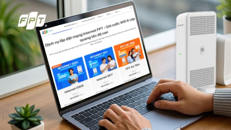 Lắp mạng FPT internet tốc độ cao