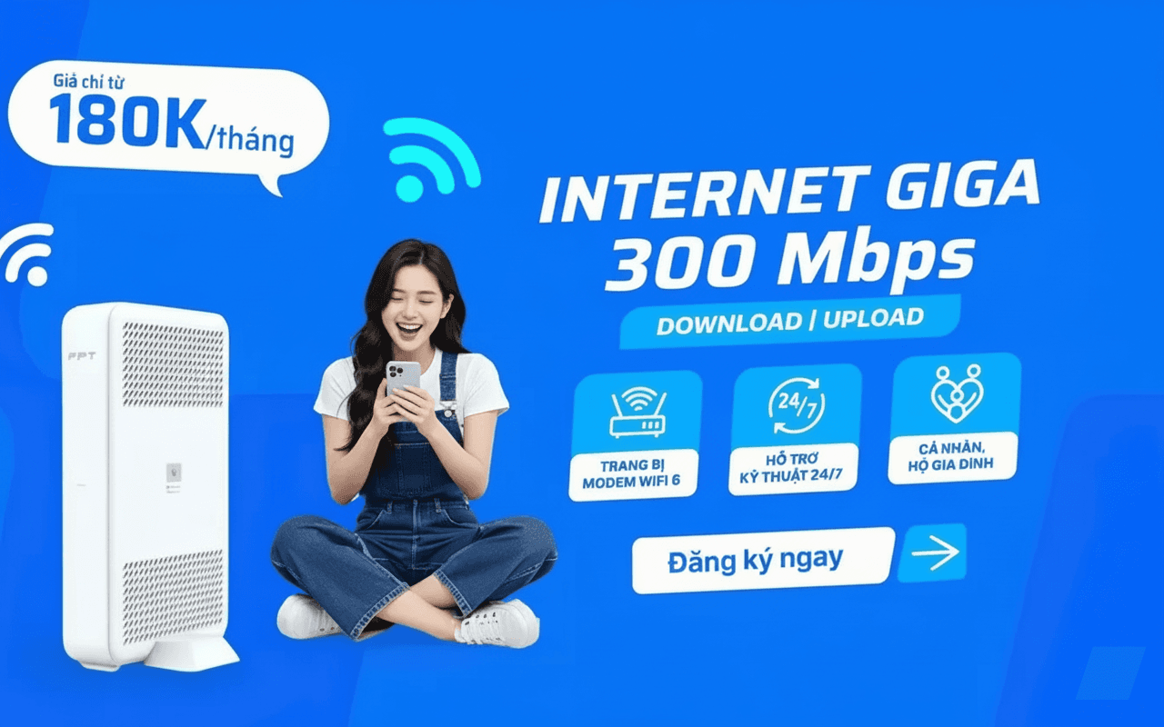 Internet FPT tốc độ cao tại TP.HCM
