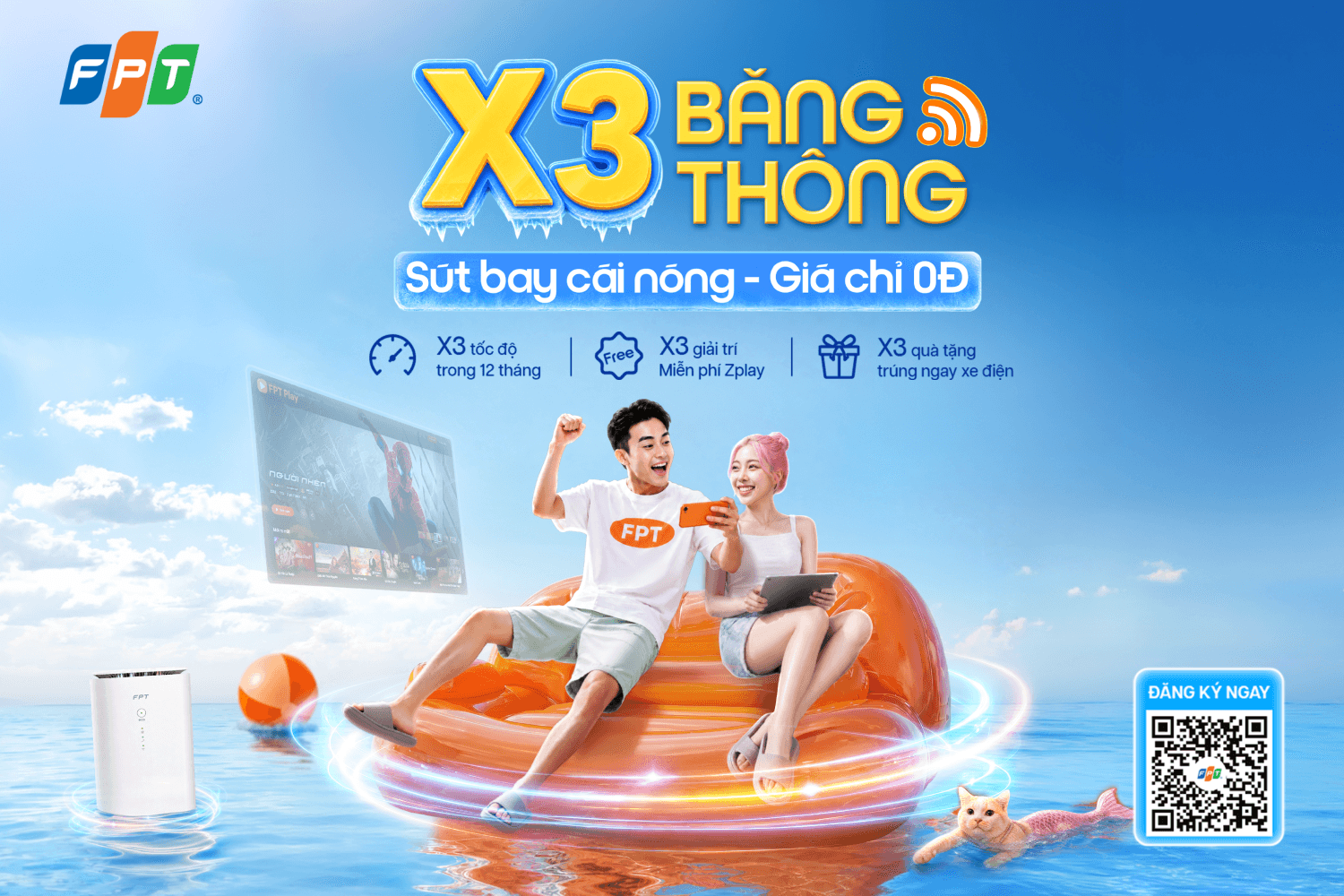 Lắp mạng FPT internet tốc độ cao