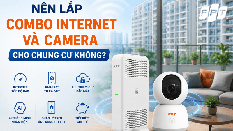 Lắp mạng FPT internet tốc độ cao cho chung cư